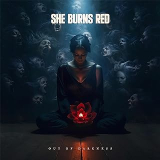 SHE BURNS RED